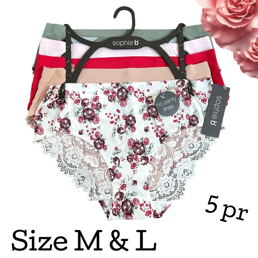 🌸NWT Hipsters 5 Pack